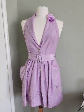 Women's Backless Mini Dress